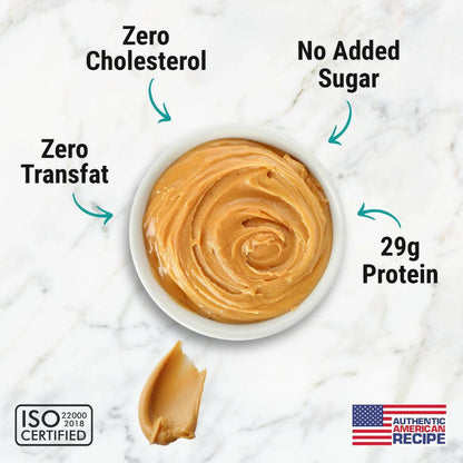 Happilo All Natural Peanut Butter Creamy-Unsweetened