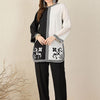 Dhiyona IE Women Checked Embroidered Kurta with Trousers