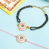 Dhiyona Stones Studded And Beaded Bhaiya Bhabhi Rakhis With Roli Chawal