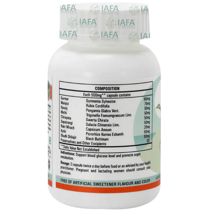 Iafa Ayuveda Insunorm Veg Capsules