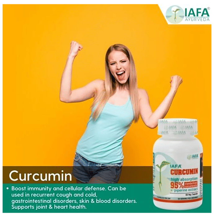 Iafa Ayuveda Curcumin Veg Capsules