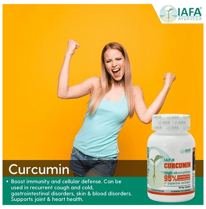 Iafa Ayuveda Curcumin Veg Capsules