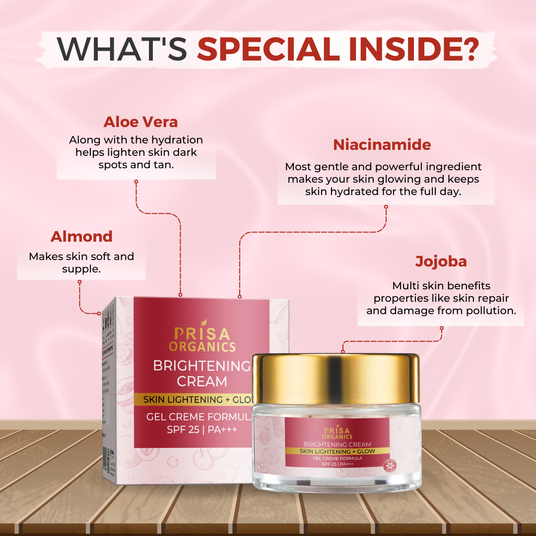 Prisa Organics Brightening Cream - Indyancart