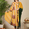 Indyancart IE Floral Printed Pure Cotton Kurta with Trousers & With Dupatta