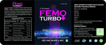 Dr.Bhargav’s Femo Turbo Energy Booster Capsules